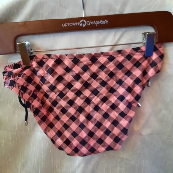 2 for $10 Tankini bright pink & black gingham - Picture 5 of 7